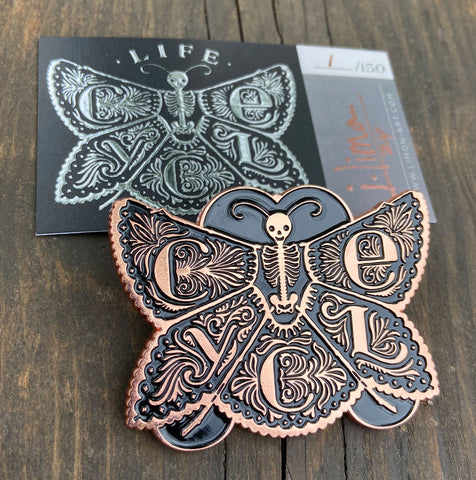 Life Cycle Pin, Copper Edition
